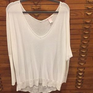 Cream lightweight sweater